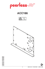 peerless-AV ACC166 Manual
