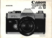 Canon FTb Instructions Manual