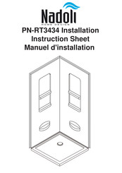 Nadoli PN-RT3434 Installation Instruction Sheet