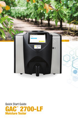 TSI Instruments DICKEY-john GAC 2700-LF Quick Start Manual