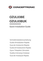 Conceptronic OZUL03BE Quick Installation Manual