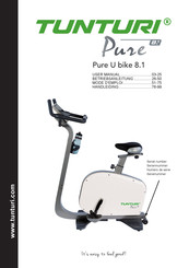 Tunturi Pure U bike 8.1 User Manual