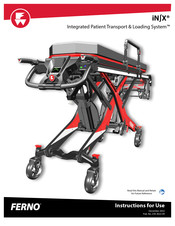 Ferno iNSX Integrated Patient Transport & Loading System Instructions For Use Manual