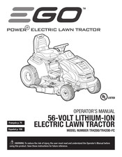 EGO POWER+ TR4200 Operator's Manual
