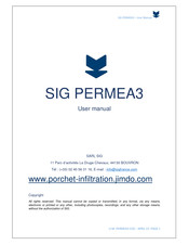 SIG PERMEA3 User Manual