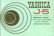 Yashica J-5 Instruction Booklet