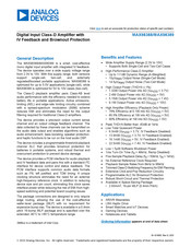 Analog Devices MAX98389 Manual