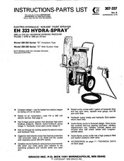 Graco HYDRA-SPRAY EH 333 226-336 Instructions-Parts List Manual