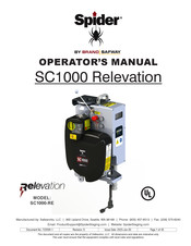 SAFWAY Spider Relevation SC1000 Operator's Manual