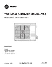 Trane 4TYK8548B1000AA Technical & Service Manual