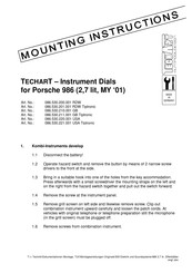 Techart 086.530.200.001 RDW Mounting Instructions