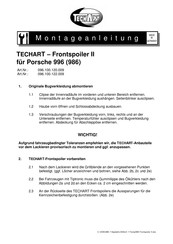 Techart 096.100.120.009 Mounting Instructions