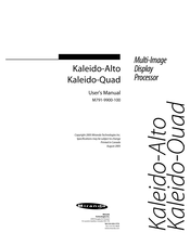 Miranda Kaleido-Quad User Manual