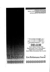 Sherwood DD-1130 Operating Instructions Manual