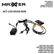 MAXXTER ACT-LED-2SU50-RGB User Manual