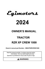 Egimotors RZR XP CREW 1000 Owner's Manual