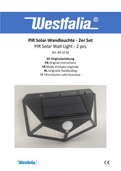 Westfalia 60 16 56 Instructions Manual