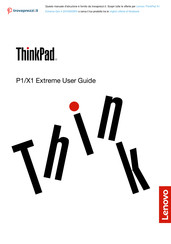 Lenovo ThinkPad X1 Extreme Gen 4 User Manual