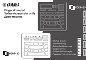 Yamaha FGDP-30 Startup Manual