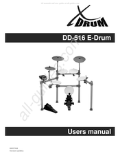XDrum DD-516 E-Drum User Manual