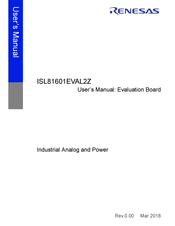 Renesas ISL81601EVAL2Z User Manual