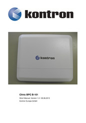 Kontron Clinic BPC B-101 User Manual