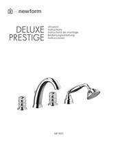 newform DELUXE PRESTIGE 68182C Instructions Manual