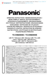 Panasonic TX-65MZ800E Operating Instructions Manual