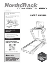 iFIT NordicTrack COMMERCIAL 1250 User Manual