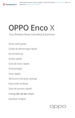 Oppo Enco X Quick Start Manual