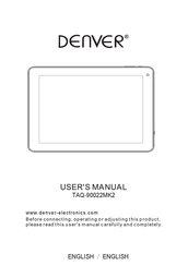 Denver TAQ-90022MK2 User Manual
