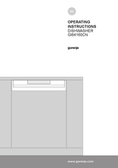 Gorenje GI64160CN Operating Instructions Manual