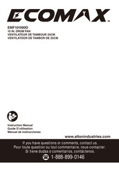 Ecomax EMF101090D Instruction Manual