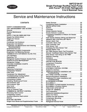 Carrier 50FCQ 04-07 Series Service And Maintenance Instructions