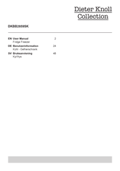 Dieter Knoll Collection DKBB2859SK User Manual