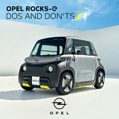 Opel Rocks-E 2022 Do's And Don'ts