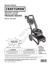 Craftsman 580.752960 Operator's Manual