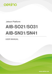 Aetina Jetson Platform AIB-SO21-1-A1 User Manual