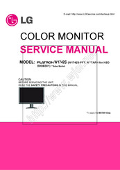 LG W1742S Service Manual