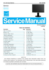 AOC 2219P2 Service Manual