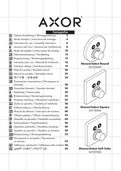 Hans Grohe AXOR ShowerSelect Square 36715000 Instructions For Use/Assembly Instructions