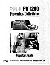 ZOLL PD 1200 Operator's Manual