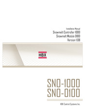 HBX Snowmelt Module 0100 Installation Manual