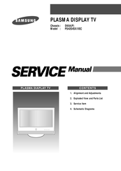 Samsung PS42S4SX/XEC Service Manual