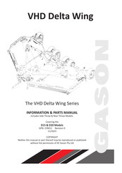 Gason VHD Delta Wing D15 Manual