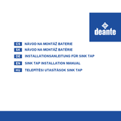 deante BATERII Instruction Manual