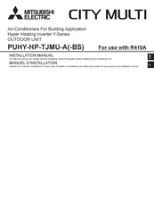 Mitsubishi Electric CITY MULTI PUHY-HP-TJMU-A-BS Instruction Manual