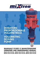 Mixtron MXO1.150.P110.00 Operating And Maintenance Manual