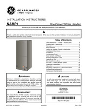 Haier GE NAMP1 Installation Instructions Manual