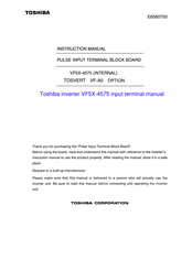 Toshiba VF5X-4575 Instruction Manual